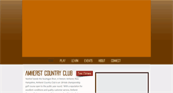 Desktop Screenshot of playamherst.com