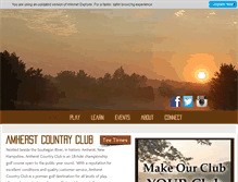 Tablet Screenshot of playamherst.com
